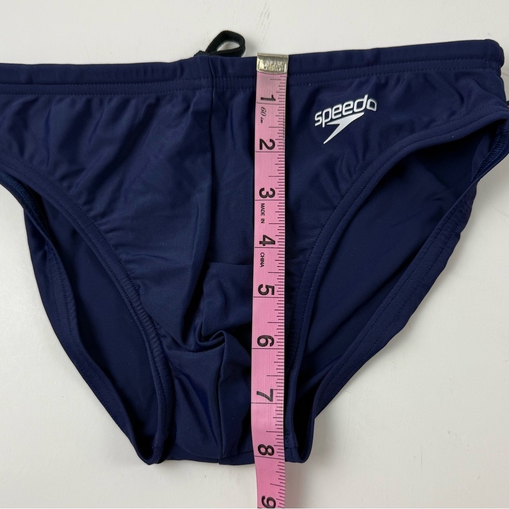Speedo Endurance Swimwear Mens 28 Navy Blue NWT - Picture 8 of 8